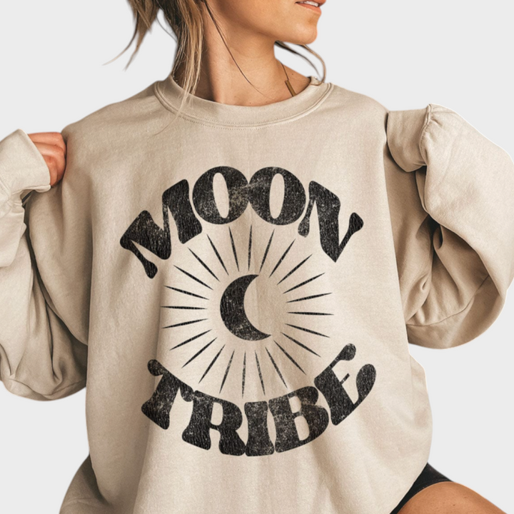 Stefanie | Φούτερ Lunar Essence Fleece – Γραφικό Sweatshirt Moon Tribe