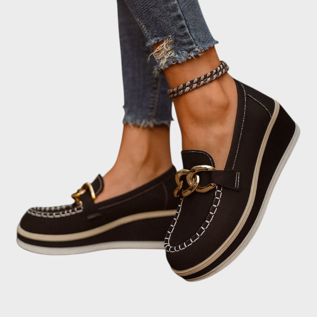 Gisselle | ΠΑΠΟΥΤΣΙΑ LOAFER ΜΕ ΠΛΑΤΦΟΡΜΑ CHAIN COMFORT