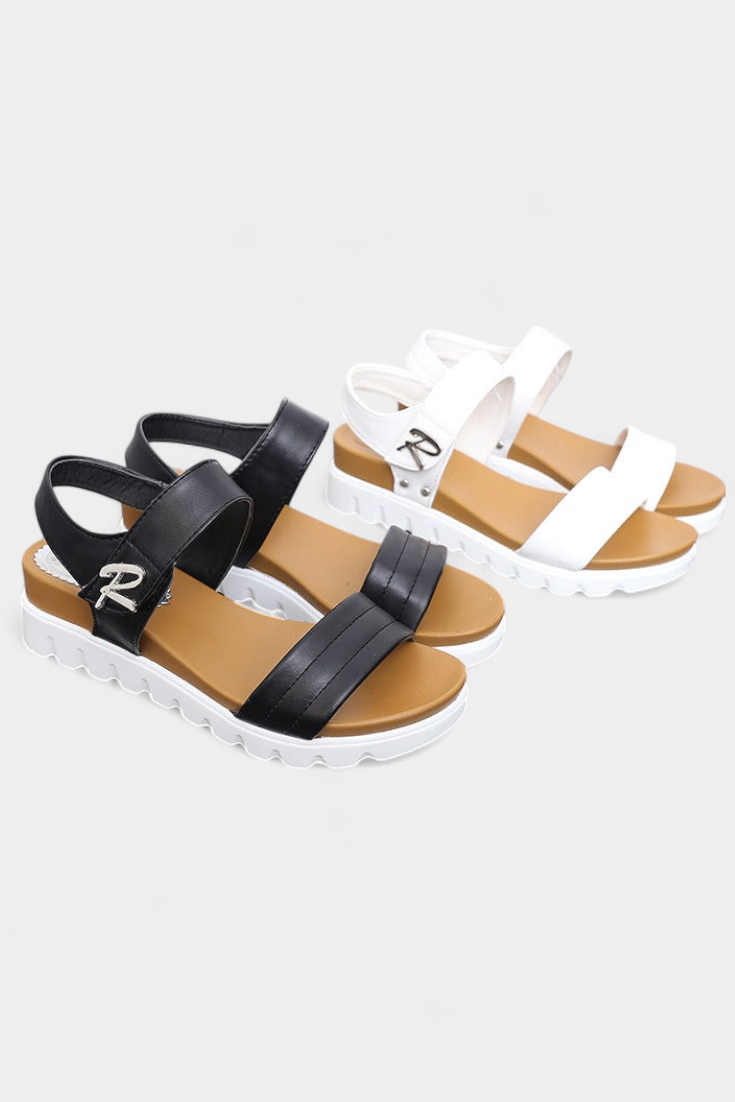 Σανδάλια πλατφόρμας Clothide για καθημερινή χρήση, με διπλό λουράκι και ρυθμιζόμενη αγκράφα