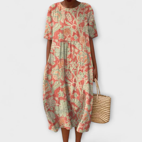 Thalia – Φόρεμα midi με floral print