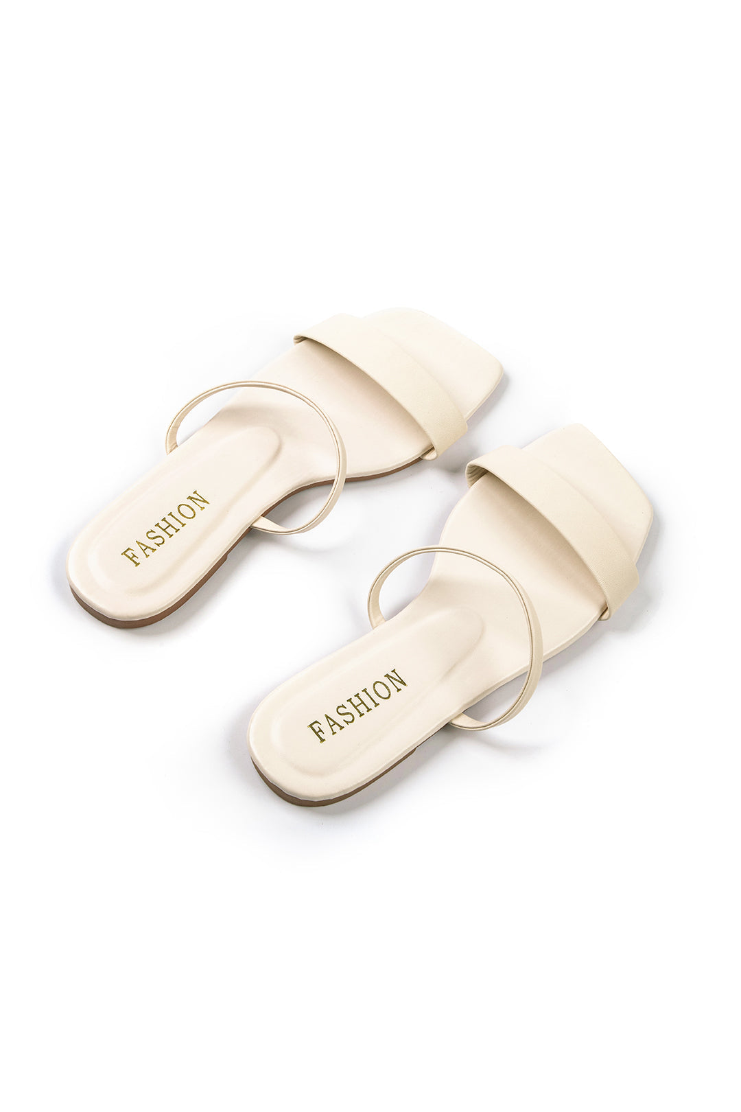 Basic Flat σανδάλια με τετράγωνο μπροστινό μέρος