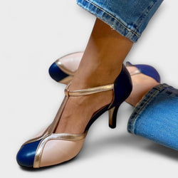 Alesia – Δίχρωμο T-Strap