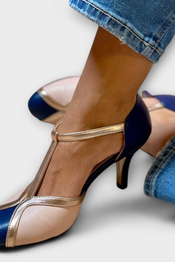 Alesia – Δίχρωμο T-Strap