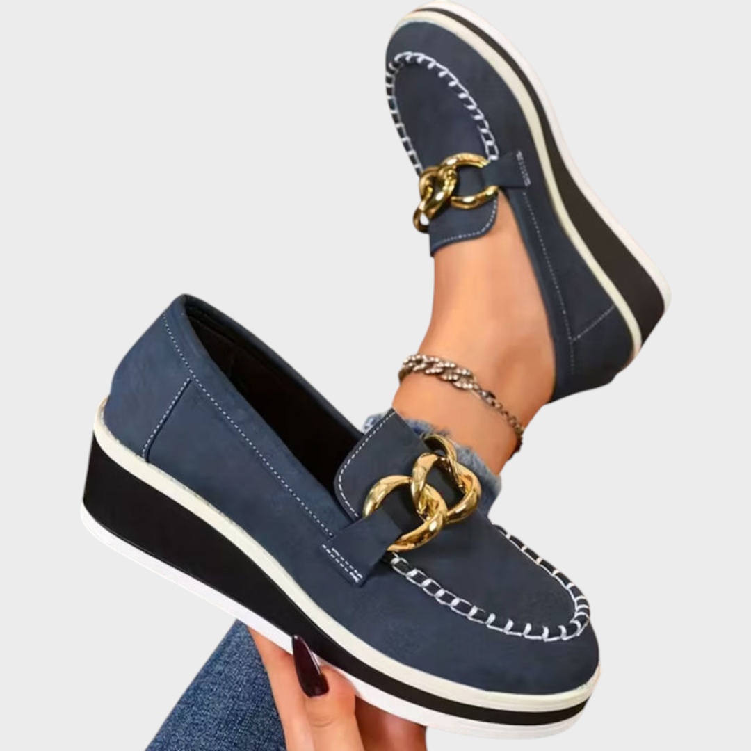 Gisselle | ΠΑΠΟΥΤΣΙΑ LOAFER ΜΕ ΠΛΑΤΦΟΡΜΑ CHAIN COMFORT