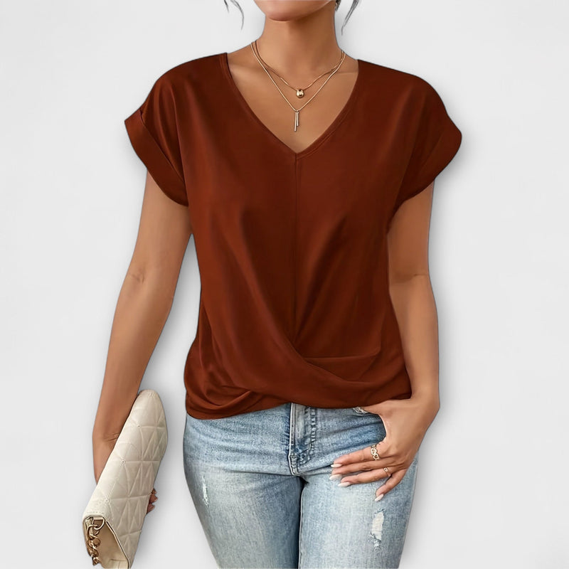 Eloiza - Μπλούζα με V-neckline