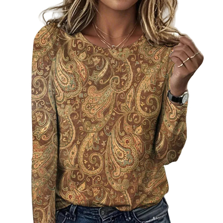Saika - Vintage Μπλούζα με Ethnic Σχέδιο (Vintage Ethnic Print T-Shirt)