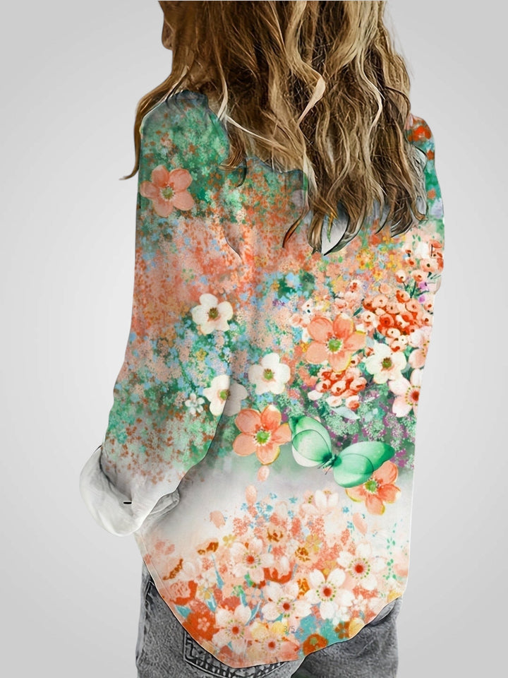 Ροζαλία | Floral Boho Μπλούζα