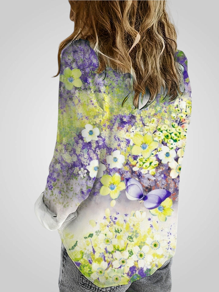 Ροζαλία | Floral Boho Μπλούζα