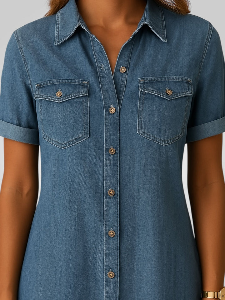 Κλερ | EasyFit Denim Φόρεμα