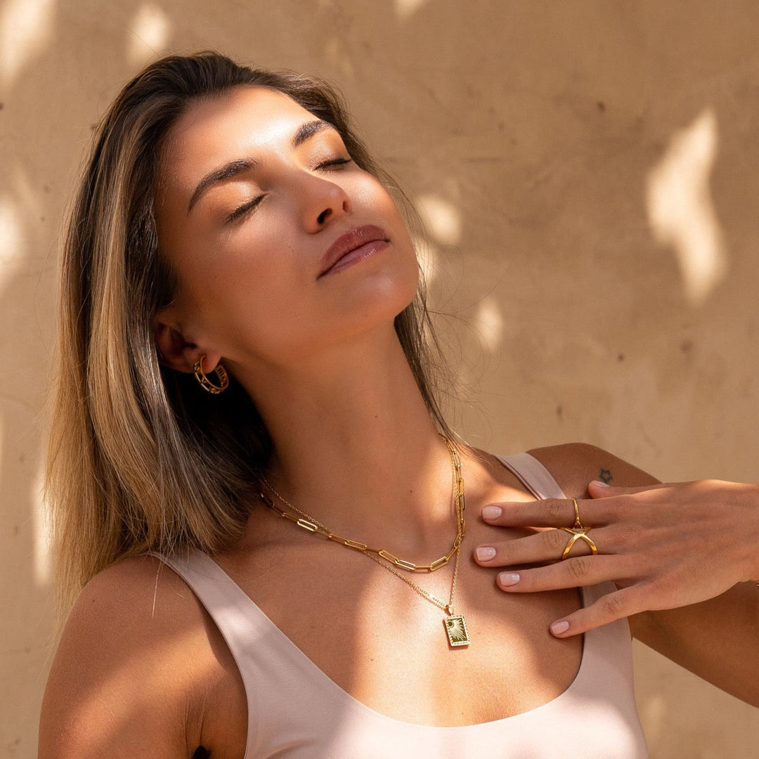 Κλιπ χρυσής αλυσίδας