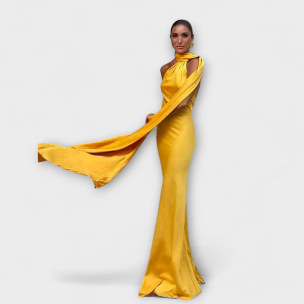 Κομψό Maxivestido Halter χωρίς Ώμους