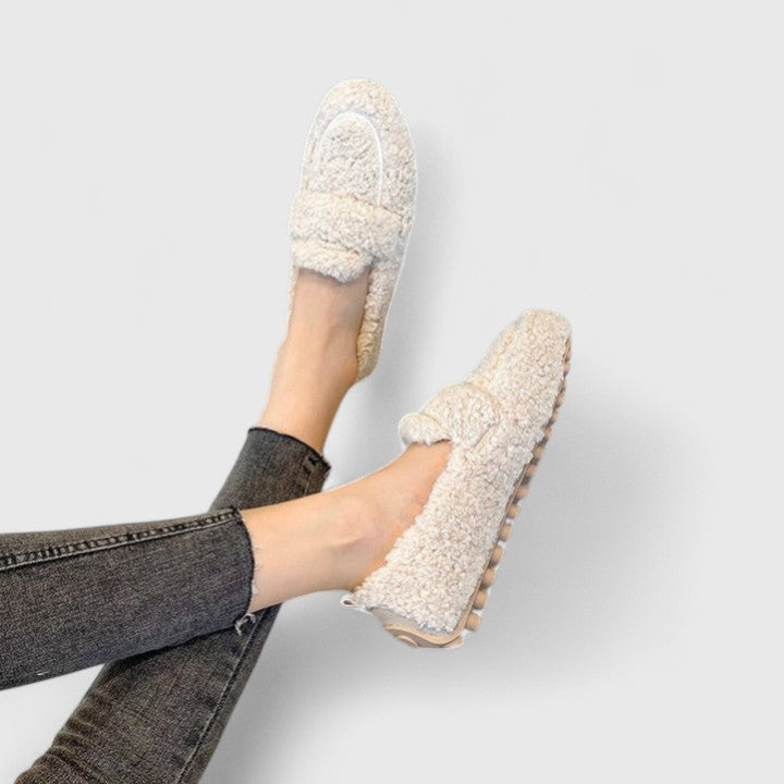 Ζεστά παπούτσια slip-on με κομψό σχέδιο