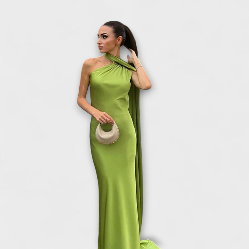 Κομψό Maxivestido Halter χωρίς Ώμους