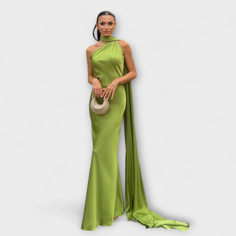 Κομψό Maxivestido Halter χωρίς Ώμους