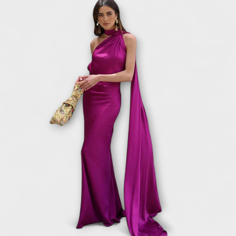Κομψό Maxivestido Halter χωρίς Ώμους