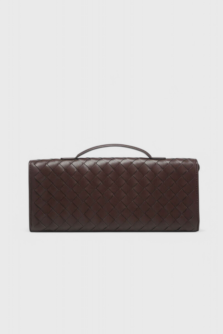 Melanie Τσάντα Clutch με Χρυσή Λεπτομέρεια Κόμπου