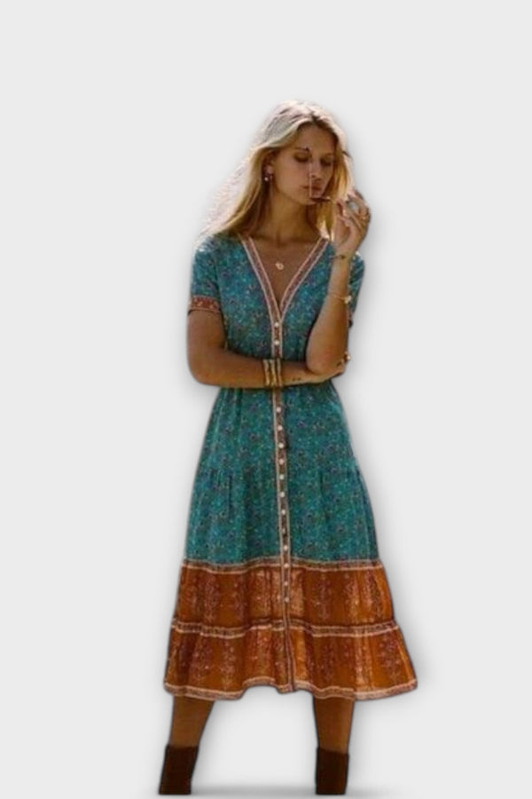 Ranya - Μίντι Φόρεμα Boho