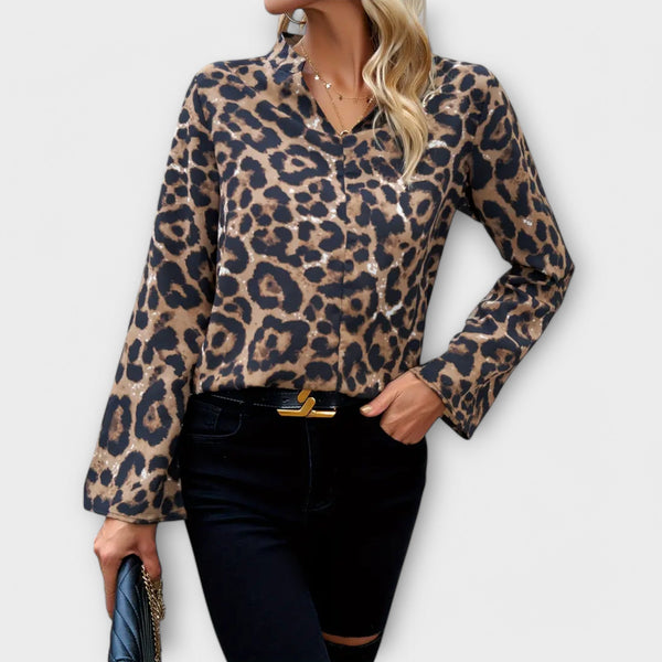 Μπλούζα Leo Casual με Βαθύ Ντεκολτέ